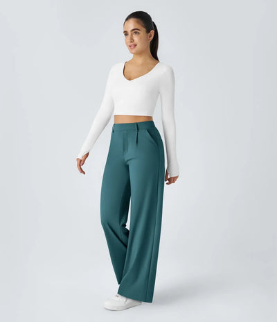 EMILY I Straight-Leg Trousers