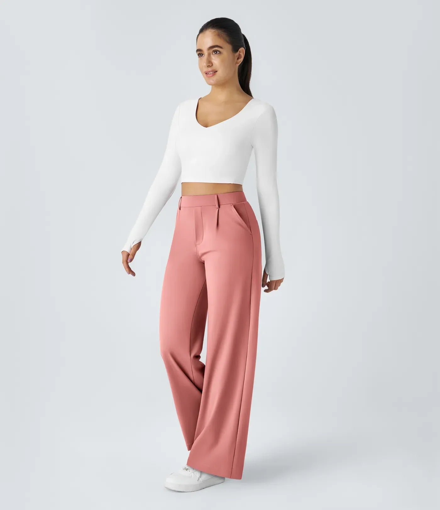 EMILY I Straight-Leg Trousers