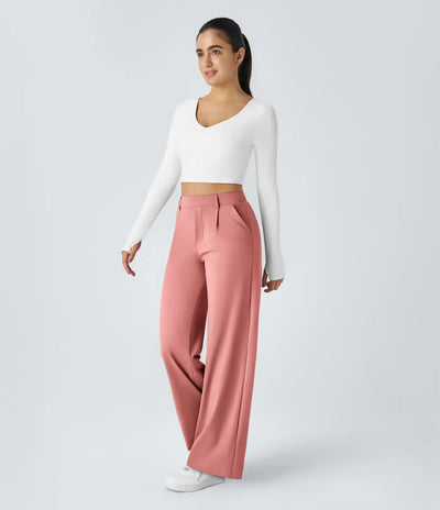 EMILY I Straight-Leg Trousers