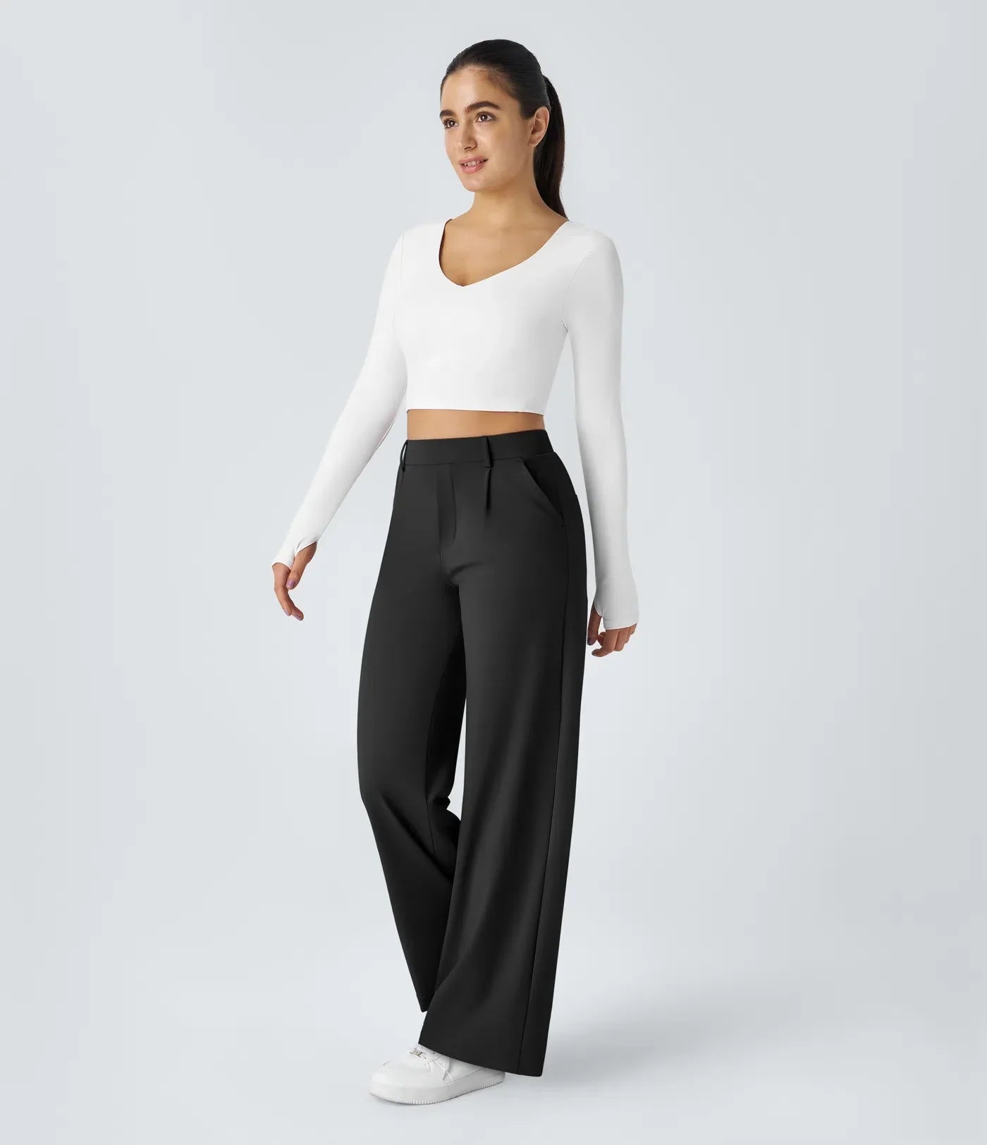 EMILY I Straight-Leg Trousers