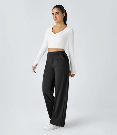EMILY I Straight-Leg Trousers